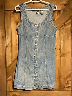 90s vintage grunge GAP mini denim dress